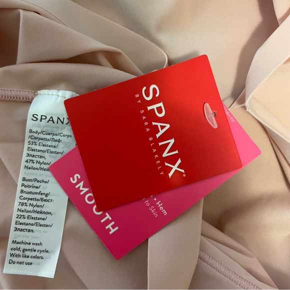 SPANX Smooth Tank Pink Size 2X NWT - Picture 6 of 7